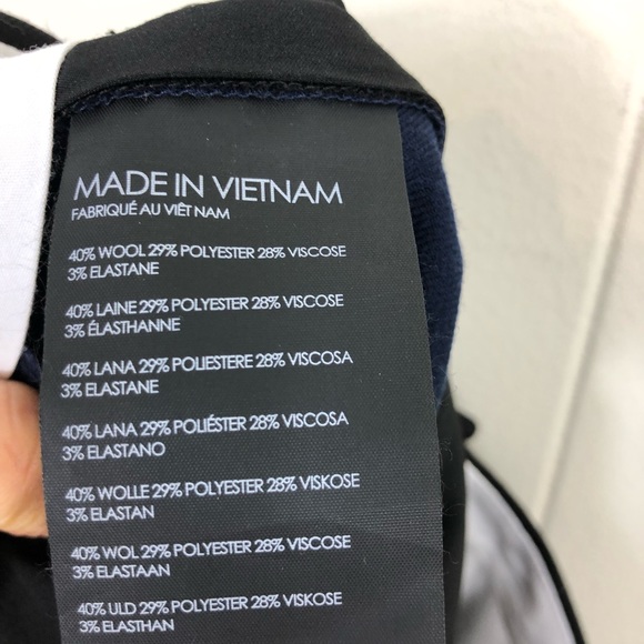 NWT Club Monaco Ryanne Colorblock Pant Sz 00 - Picture 10 of 10